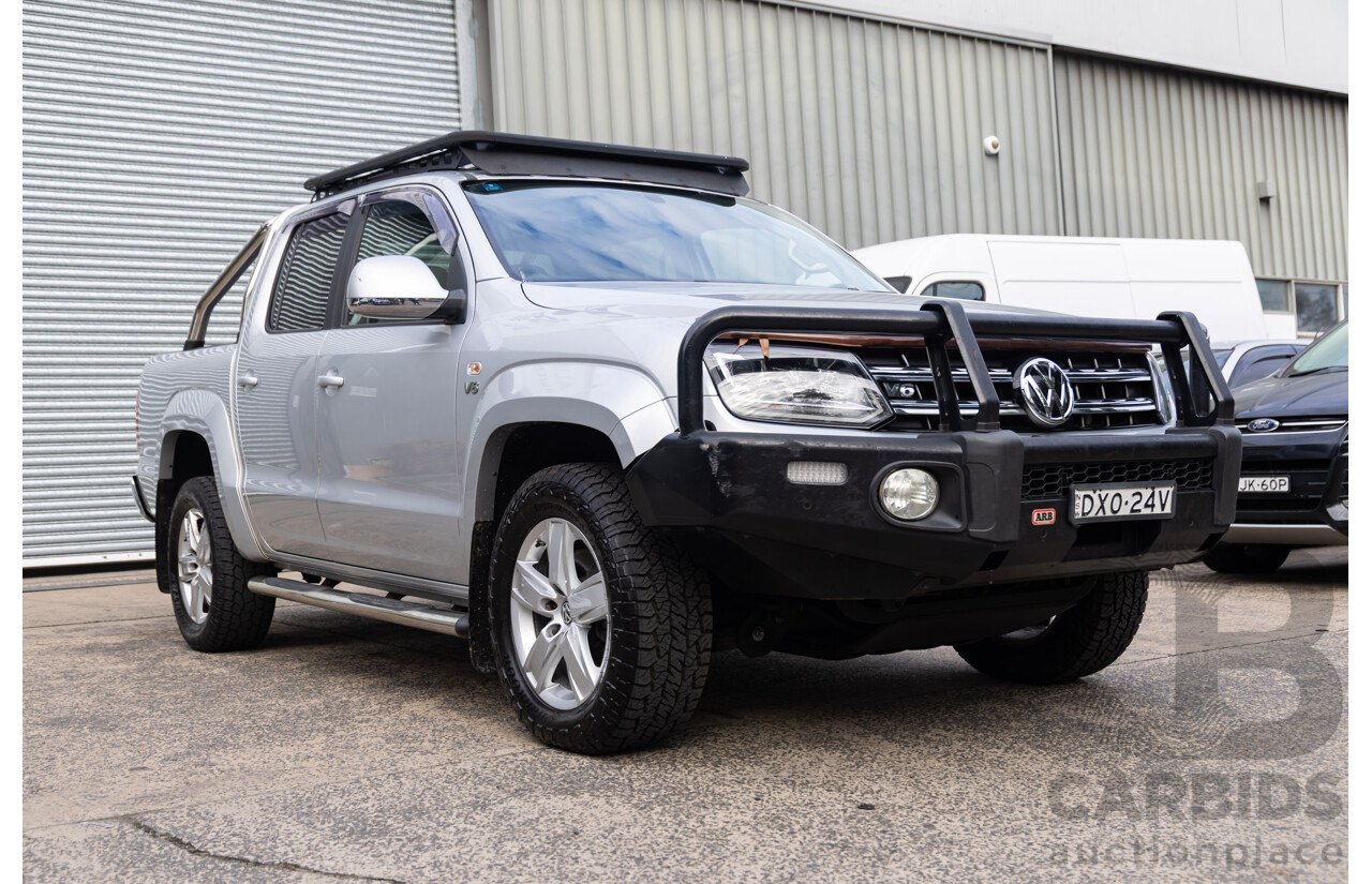 7/2018 Volkswagen Amarok V6 TDI 550 HIGHLINE 4x4 2H MY18 Dual Cab Utility Reflex Silver Diesel Turbo 3.0L