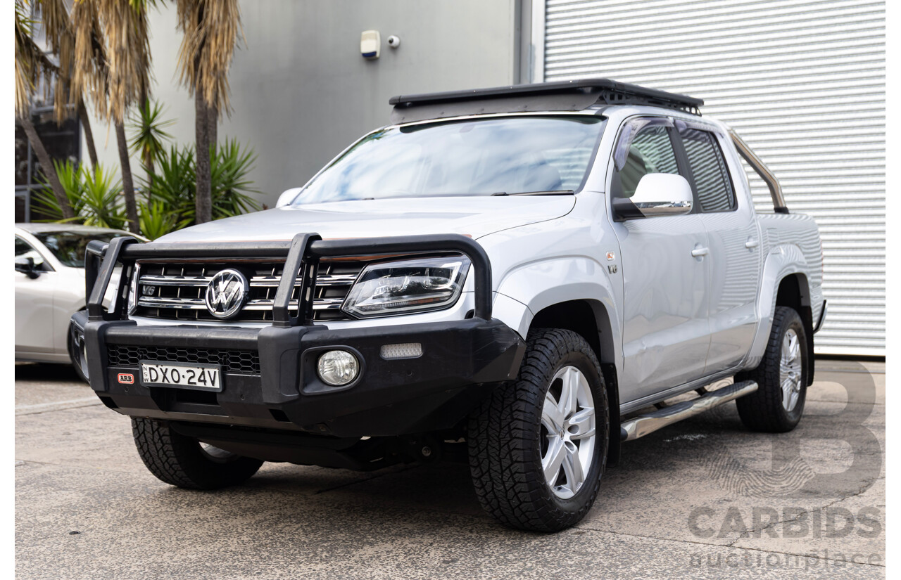 7/2018 Volkswagen Amarok V6 TDI 550 HIGHLINE 4x4 2H MY18 Dual Cab Utility Reflex Silver Diesel Turbo 3.0L