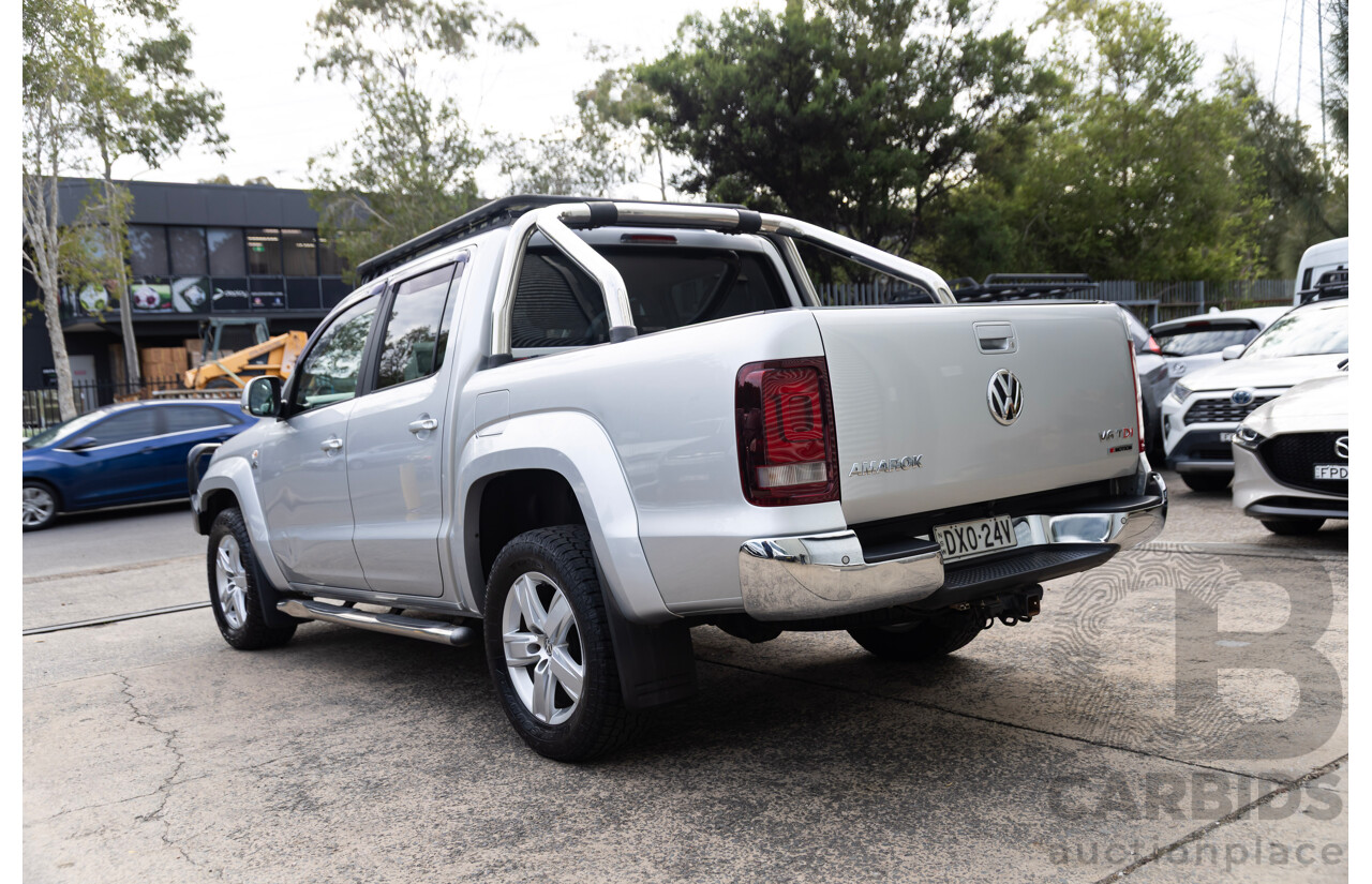7/2018 Volkswagen Amarok V6 TDI 550 HIGHLINE 4x4 2H MY18 Dual Cab Utility Reflex Silver Diesel Turbo 3.0L