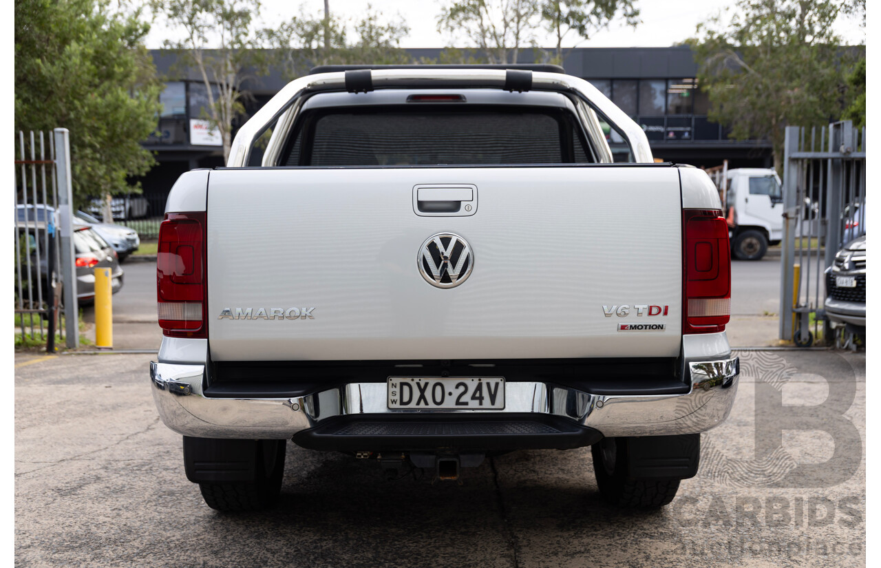7/2018 Volkswagen Amarok V6 TDI 550 HIGHLINE 4x4 2H MY18 Dual Cab Utility Reflex Silver Diesel Turbo 3.0L