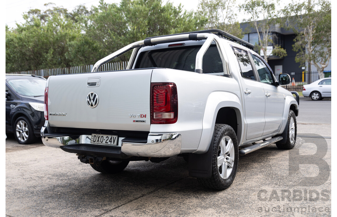 7/2018 Volkswagen Amarok V6 TDI 550 HIGHLINE 4x4 2H MY18 Dual Cab Utility Reflex Silver Diesel Turbo 3.0L