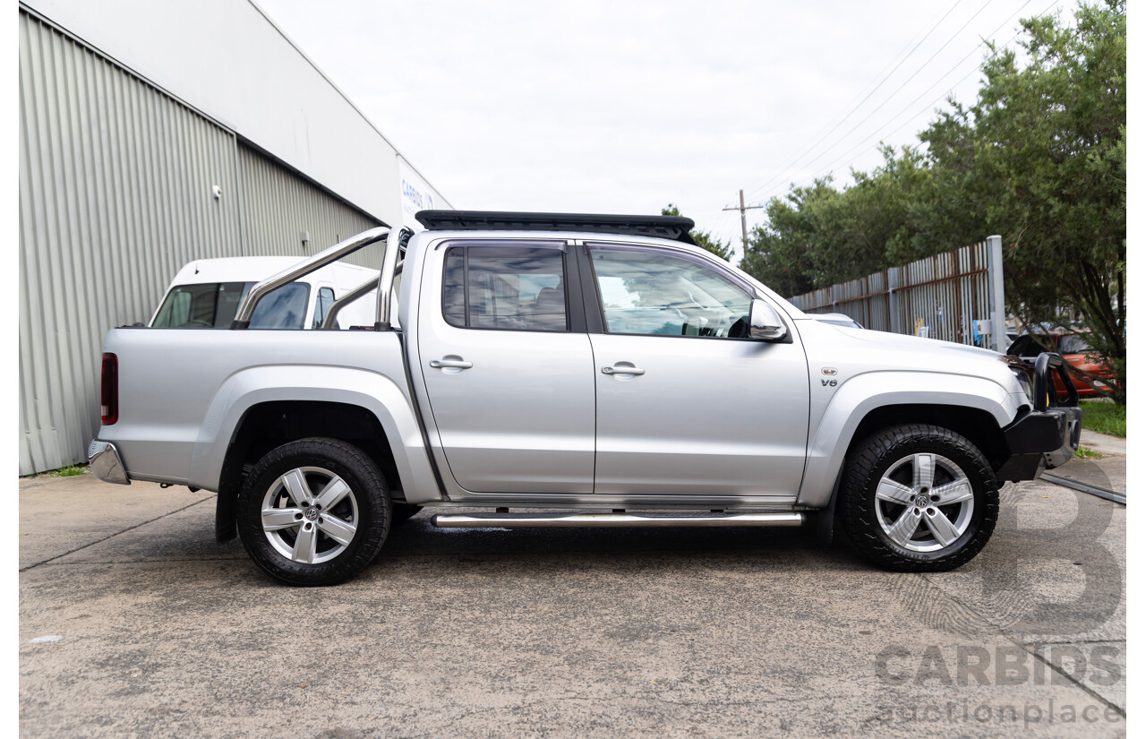 7/2018 Volkswagen Amarok V6 TDI 550 HIGHLINE 4x4 2H MY18 Dual Cab Utility Reflex Silver Diesel Turbo 3.0L