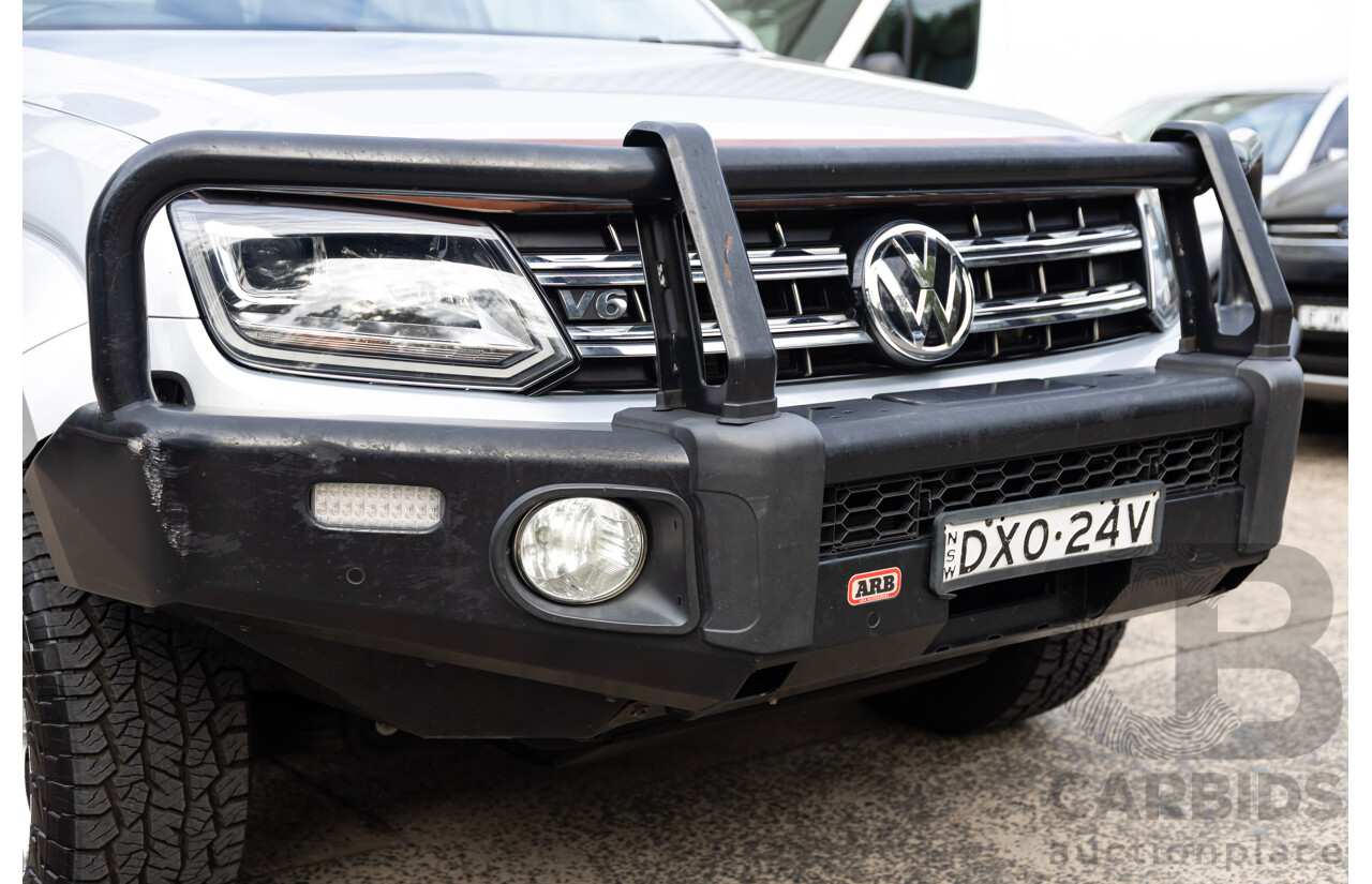 7/2018 Volkswagen Amarok V6 TDI 550 HIGHLINE 4x4 2H MY18 Dual Cab Utility Reflex Silver Diesel Turbo 3.0L