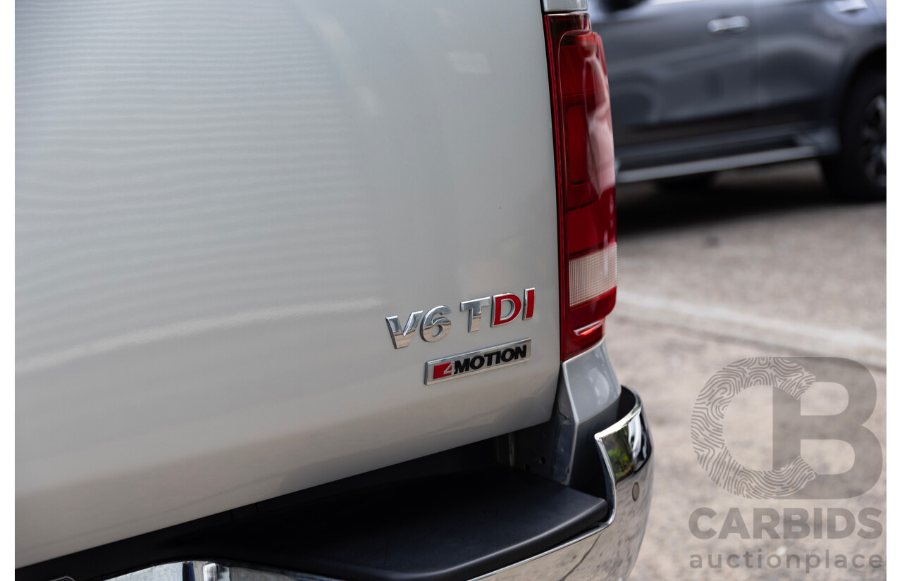 7/2018 Volkswagen Amarok V6 TDI 550 HIGHLINE 4x4 2H MY18 Dual Cab Utility Reflex Silver Diesel Turbo 3.0L