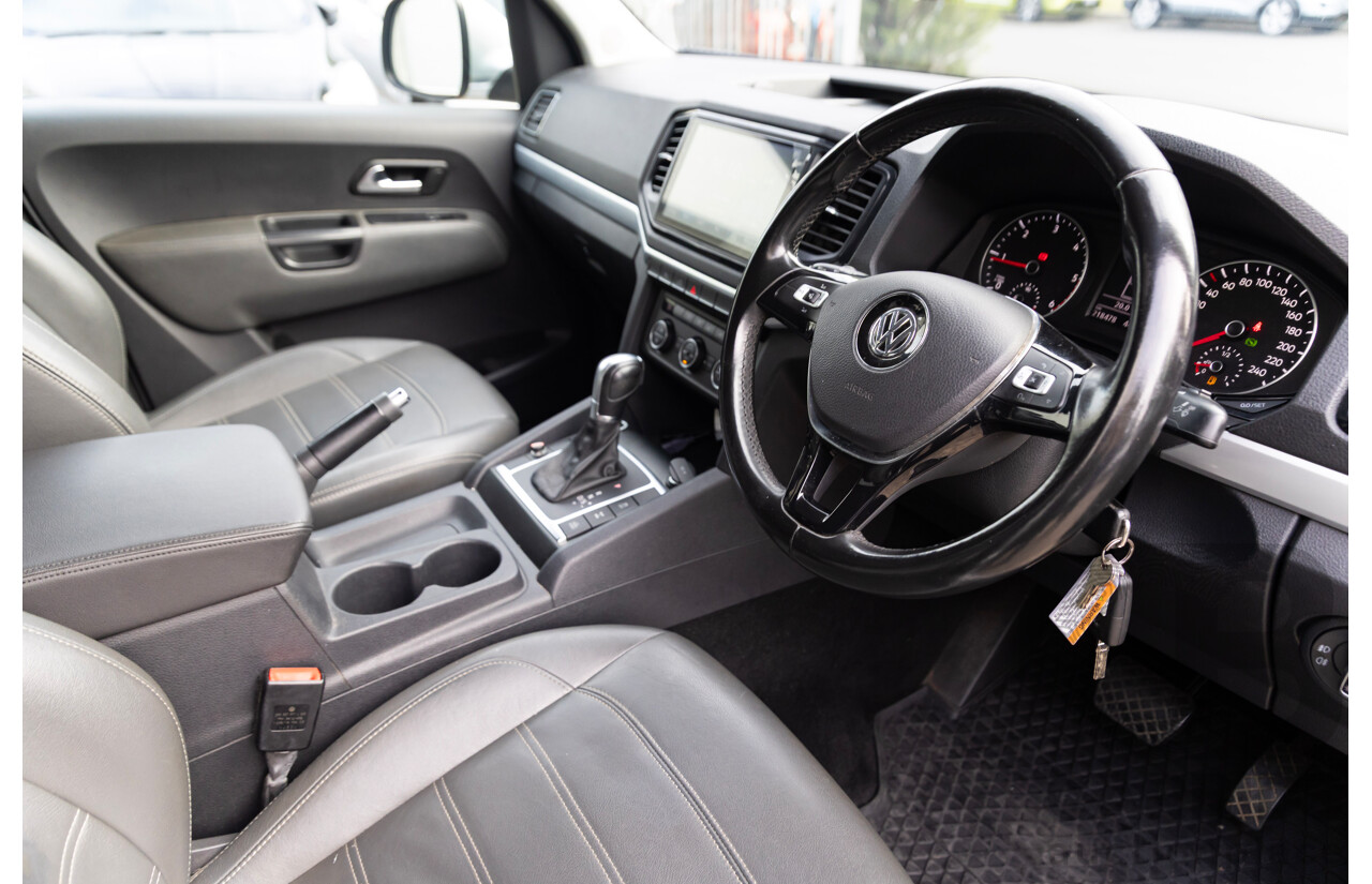 7/2018 Volkswagen Amarok V6 TDI 550 HIGHLINE 4x4 2H MY18 Dual Cab Utility Reflex Silver Diesel Turbo 3.0L