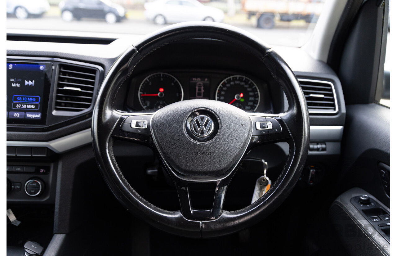 7/2018 Volkswagen Amarok V6 TDI 550 HIGHLINE 4x4 2H MY18 Dual Cab Utility Reflex Silver Diesel Turbo 3.0L