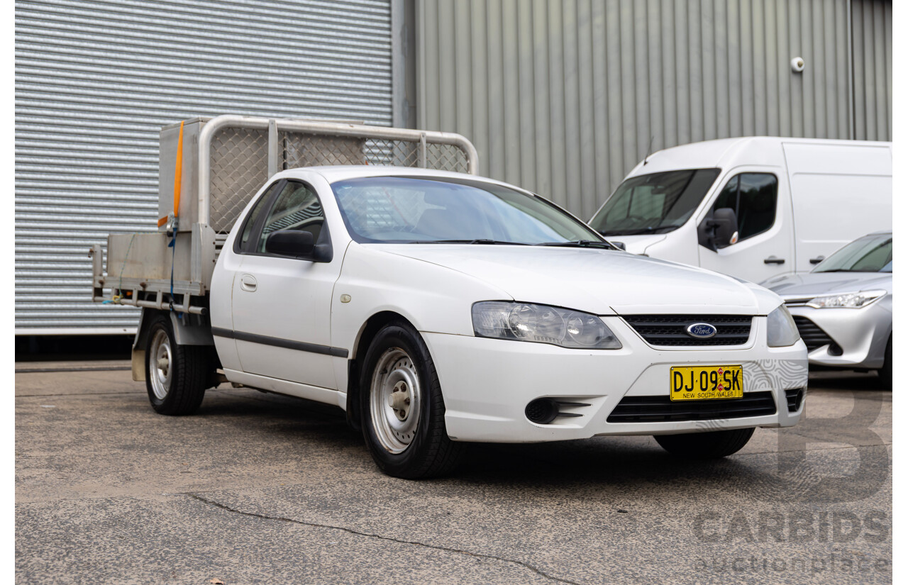 01/2007 Ford Falcon XL (LPG) RWD BF MKII C/Chas Winter White 4.0L
