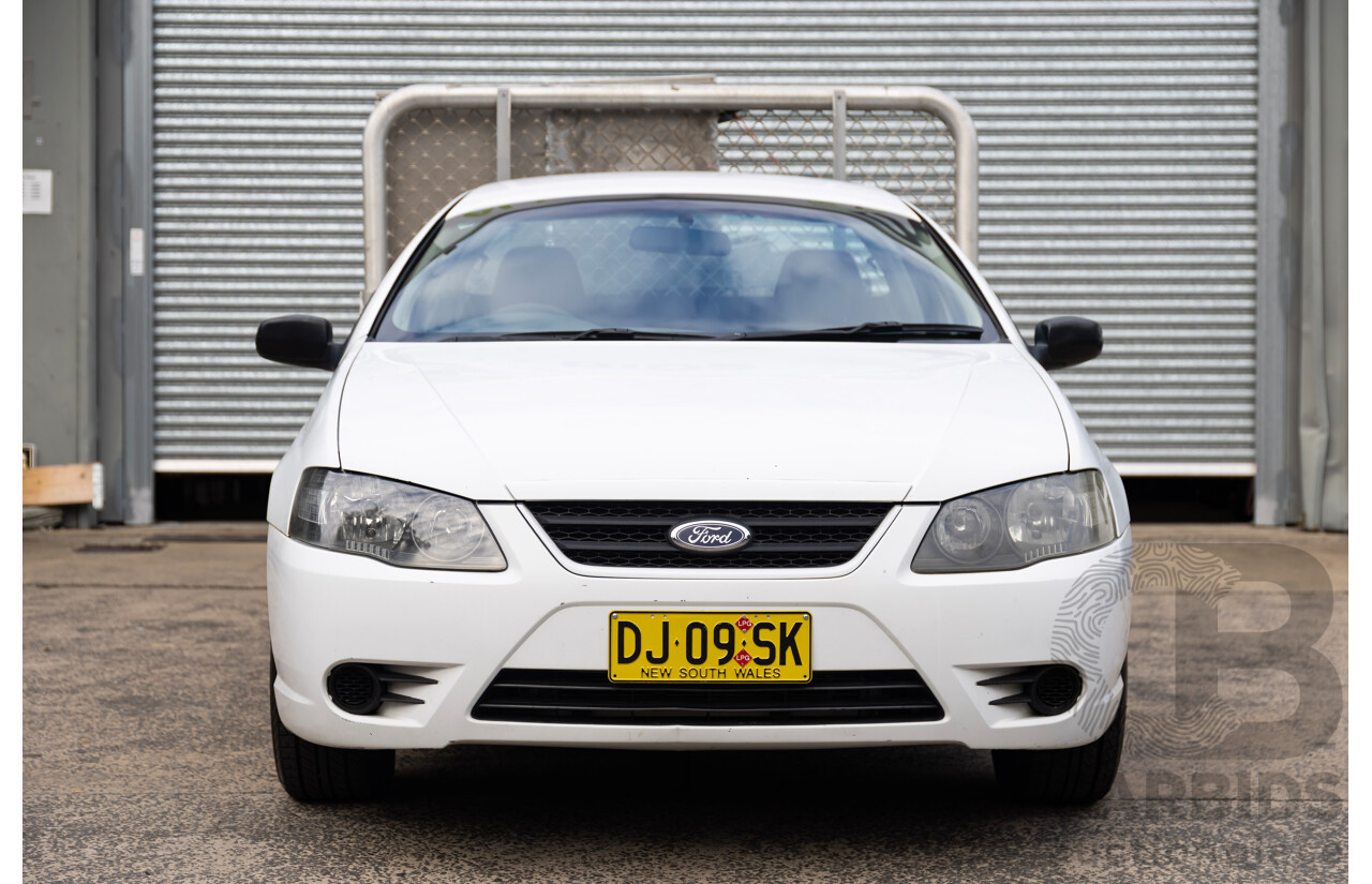 01/2007 Ford Falcon XL (LPG) RWD BF MKII C/Chas Winter White 4.0L