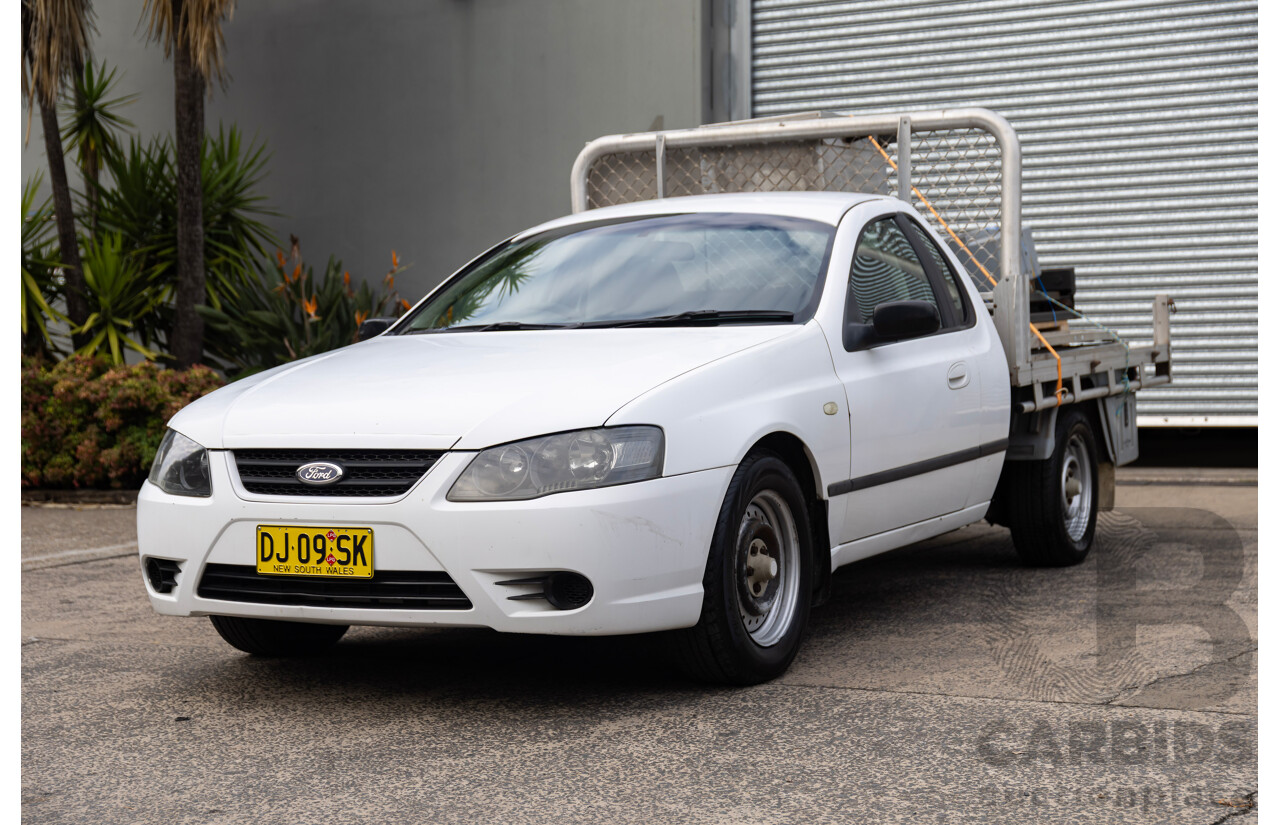 01/2007 Ford Falcon XL (LPG) RWD BF MKII C/Chas Winter White 4.0L