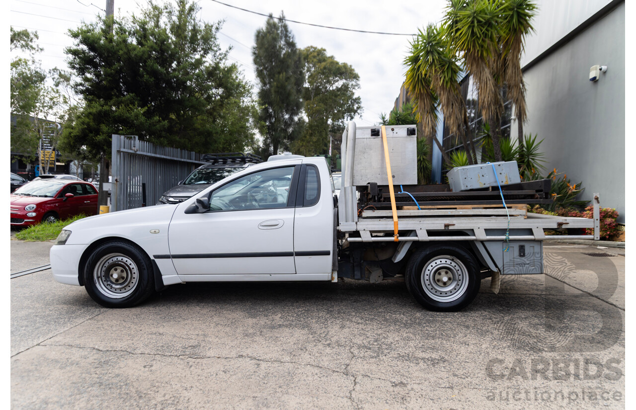 01/2007 Ford Falcon XL (LPG) RWD BF MKII C/Chas Winter White 4.0L