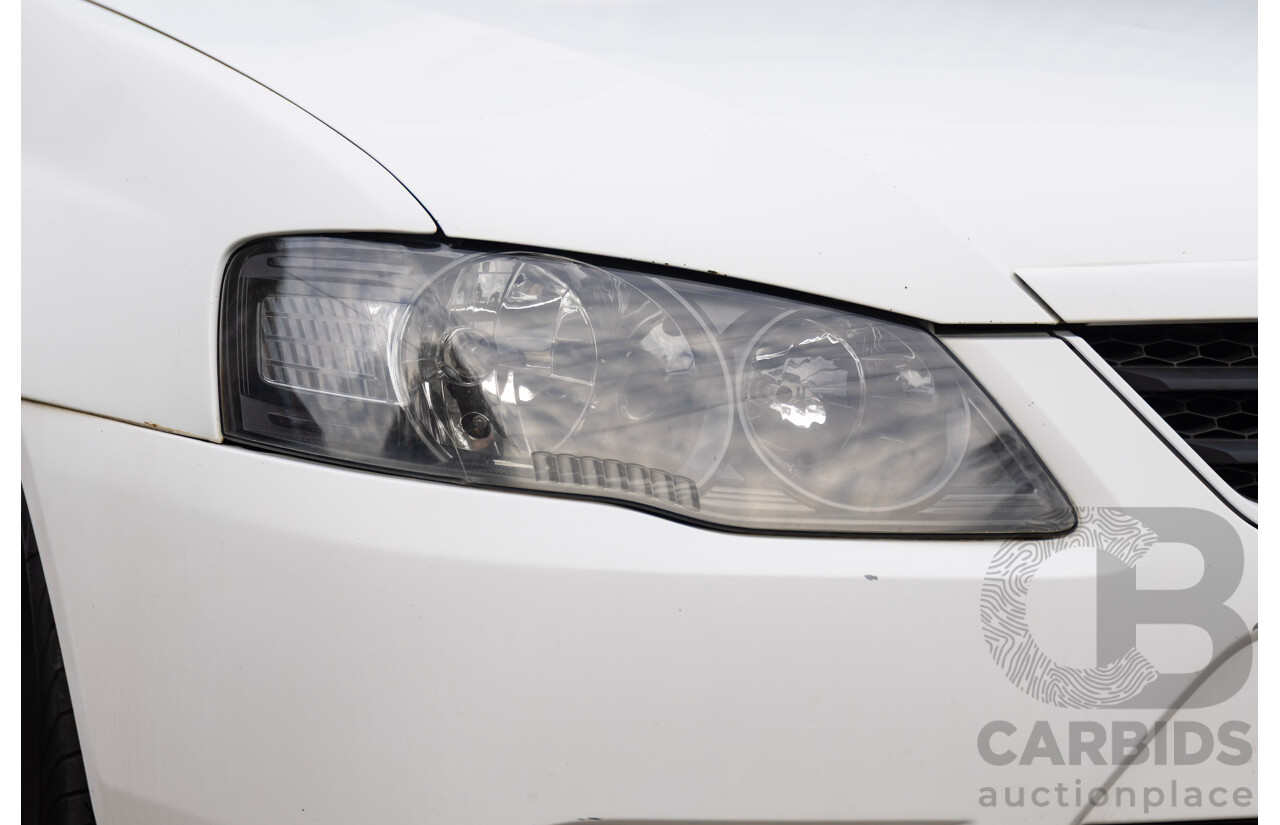 01/2007 Ford Falcon XL (LPG) RWD BF MKII C/Chas Winter White 4.0L