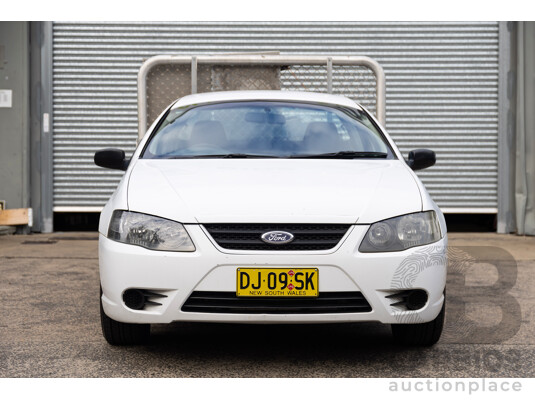 1662379 · 01/2007 Ford Falcon XL (LPG) RWD BF MKII C/Chas Winter White 4.0L