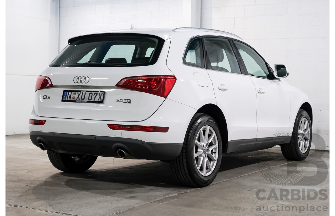 12/2011 Audi Q5 3.0 TDI Quattro 8R MY12 4d Wagon Ibis White  Diesel Turbo 3.0L