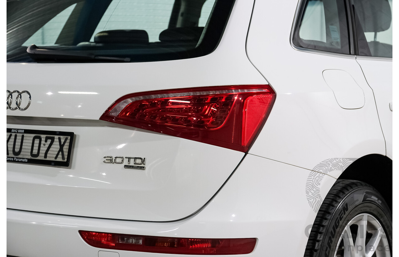 12/2011 Audi Q5 3.0 TDI Quattro 8R MY12 4d Wagon Ibis White  Diesel Turbo 3.0L