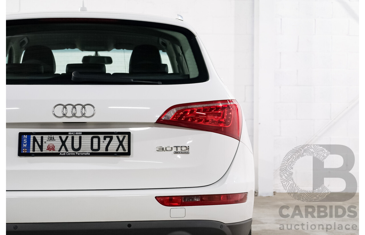 12/2011 Audi Q5 3.0 TDI Quattro 8R MY12 4d Wagon Ibis White  Diesel Turbo 3.0L