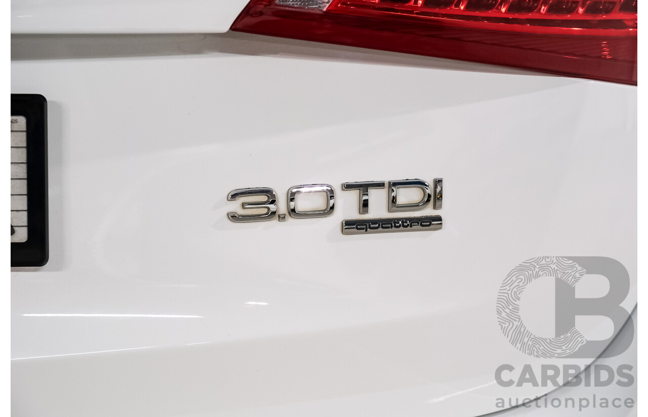 12/2011 Audi Q5 3.0 TDI Quattro 8R MY12 4d Wagon Ibis White  Diesel Turbo 3.0L