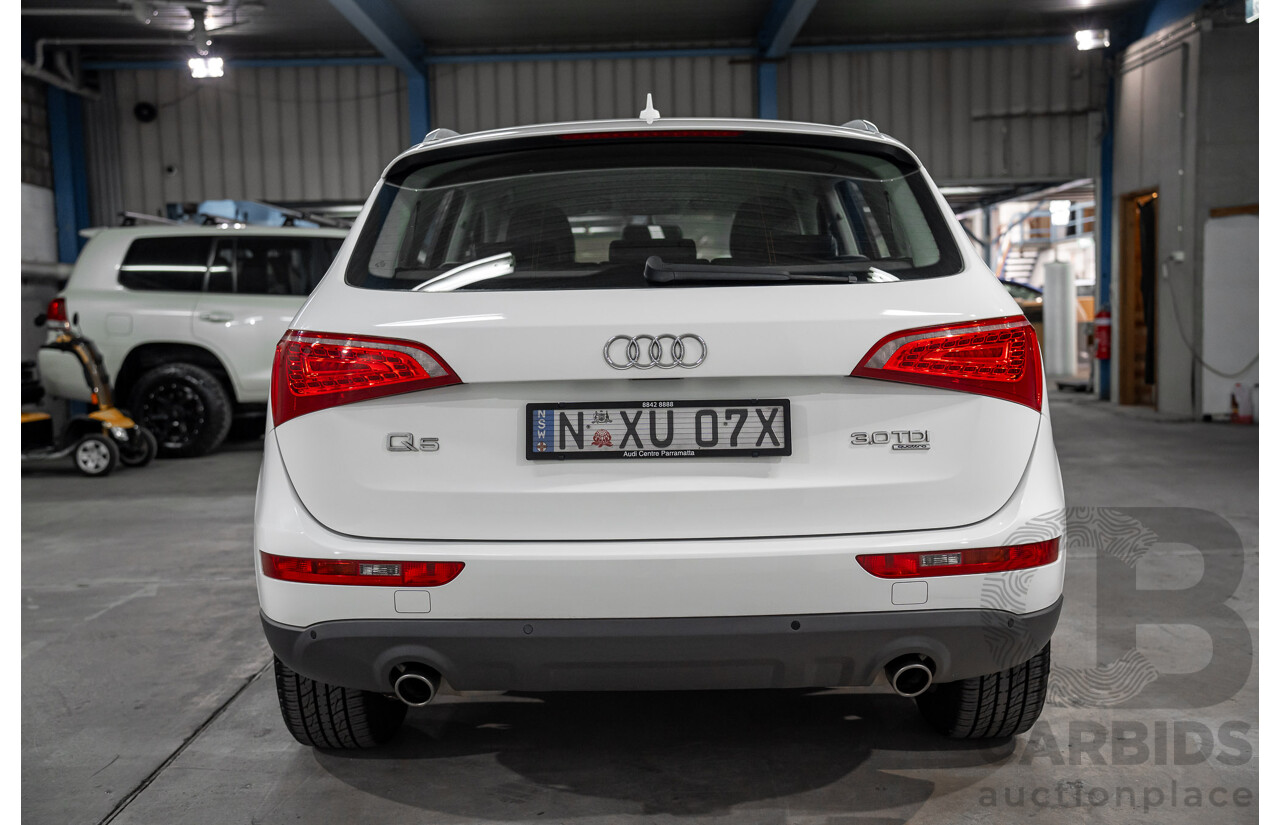 12/2011 Audi Q5 3.0 TDI Quattro 8R MY12 4d Wagon Ibis White  Diesel Turbo 3.0L