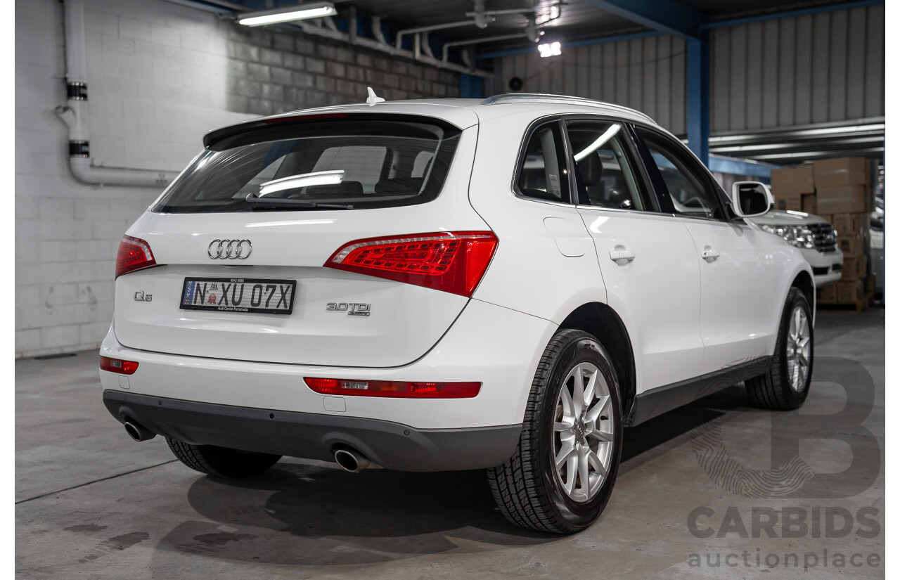 12/2011 Audi Q5 3.0 TDI Quattro 8R MY12 4d Wagon Ibis White  Diesel Turbo 3.0L