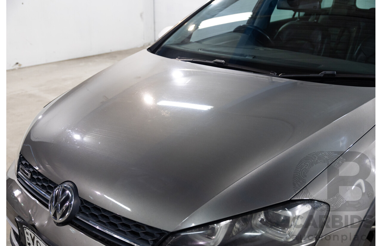 02/2016 Volkswagen Golf ALLTRACK 132 TSI AWD AU MY16 4D Wagon Limestone Grey Metallic Turbo 1.8L