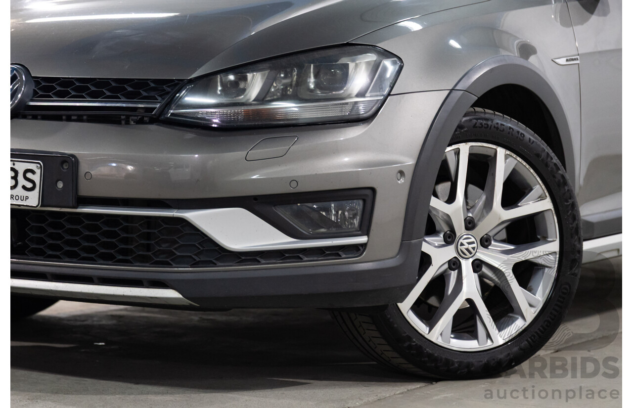 02/2016 Volkswagen Golf ALLTRACK 132 TSI AWD AU MY16 4D Wagon Limestone Grey Metallic Turbo 1.8L