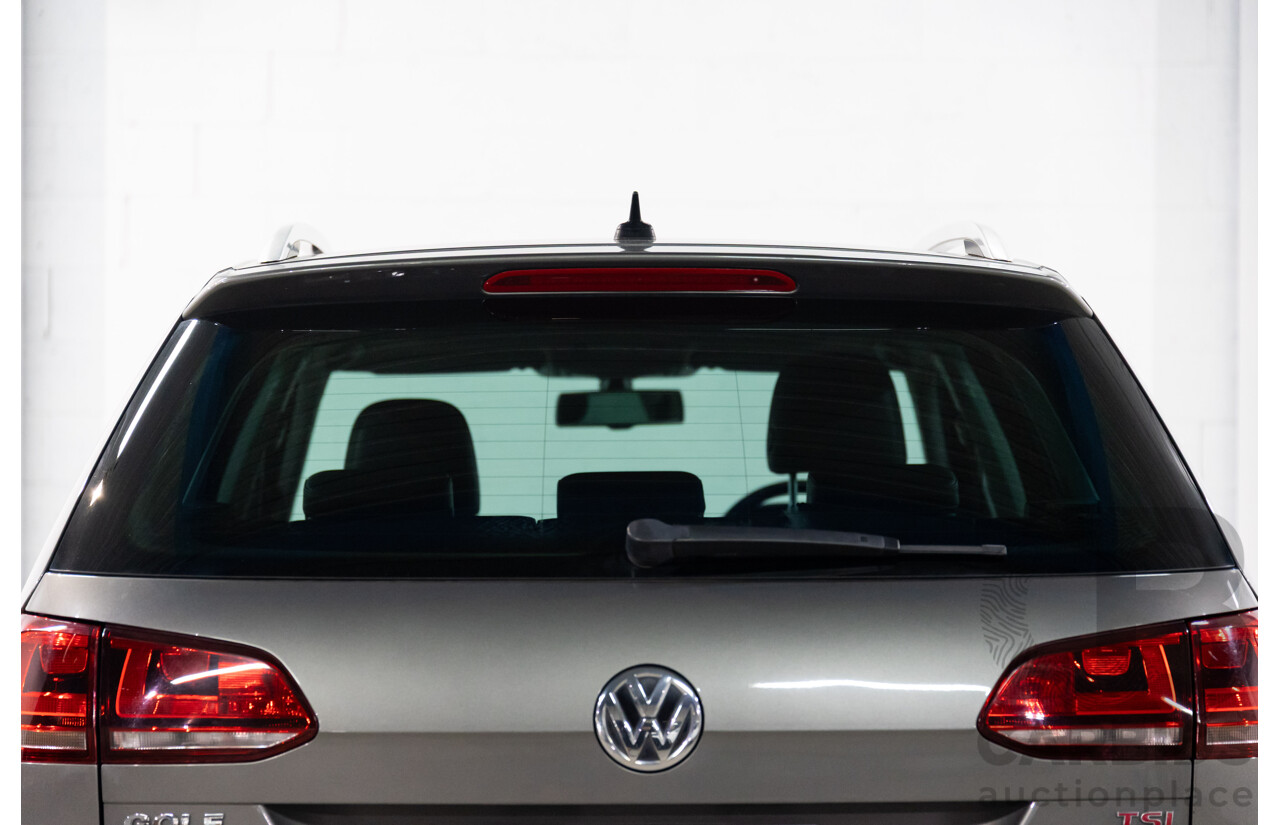 02/2016 Volkswagen Golf ALLTRACK 132 TSI AWD AU MY16 4D Wagon Limestone Grey Metallic Turbo 1.8L