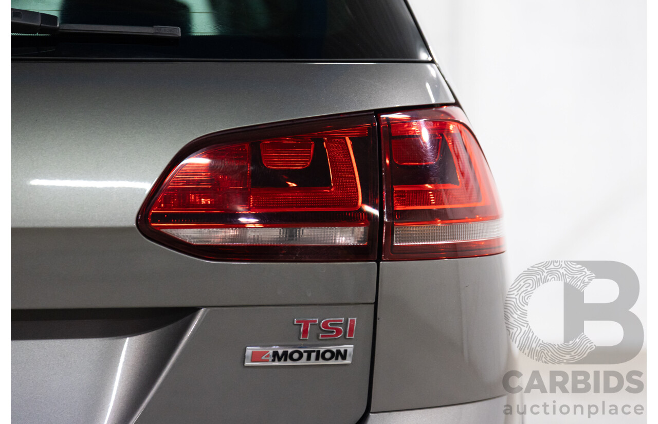 02/2016 Volkswagen Golf ALLTRACK 132 TSI AWD AU MY16 4D Wagon Limestone Grey Metallic Turbo 1.8L