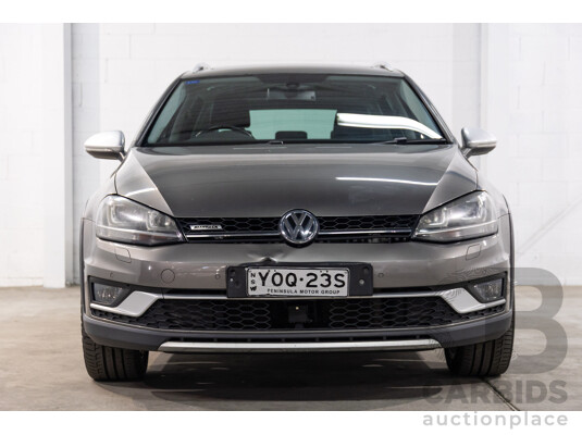 02/2016 Volkswagen Golf ALLTRACK 132 TSI AWD AU MY16 4D Wagon Limestone Grey Metallic Turbo 1.8L