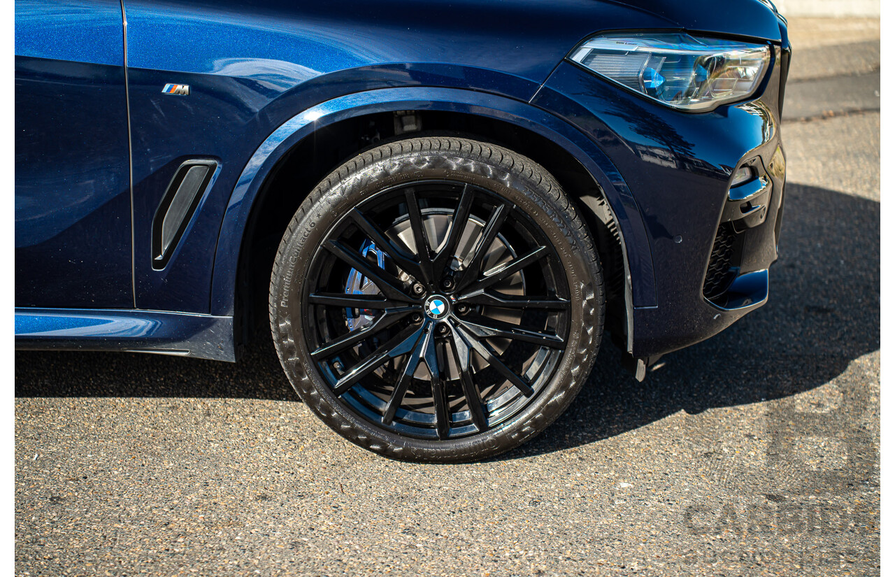 05/2021 BMW X5 M50i AWD G05 4D Wagon Tansanit Blue Metallic Twin Turbo 4.4L V8