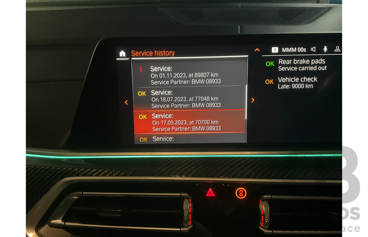 05/2021 BMW X5 M50i AWD G05 4D Wagon Tansanit Blue Metallic Twin Turbo 4.4L V8