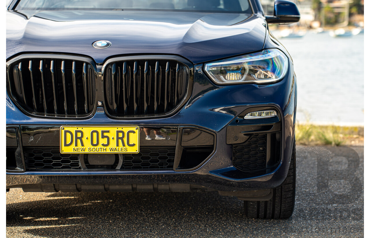 05/2021 BMW X5 M50i AWD G05 4D Wagon Tansanit Blue Metallic Twin Turbo 4.4L V8