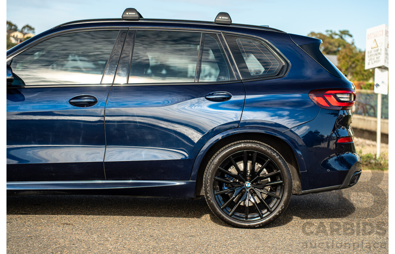 05/2021 BMW X5 M50i AWD G05 4D Wagon Tansanit Blue Metallic Twin Turbo 4.4L V8