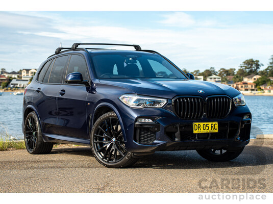 05/2021 BMW X5 M50i AWD G05 4D Wagon Tansanit Blue Metallic Twin Turbo 4.4L V8