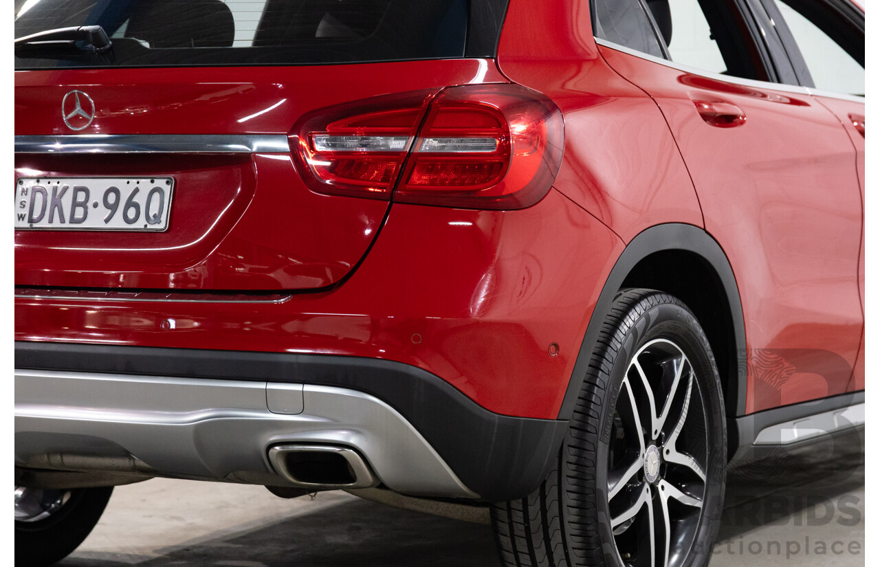 10/2016 Mercedes-Benz Gla 180 FWD X156 MY17 4D Wagon Jupiter Red Turbo 1.6L