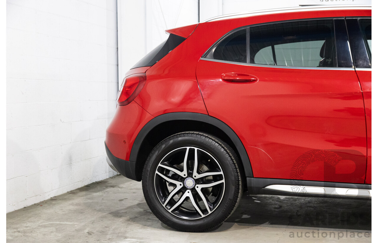 10/2016 Mercedes-Benz Gla 180 FWD X156 MY17 4D Wagon Jupiter Red Turbo 1.6L