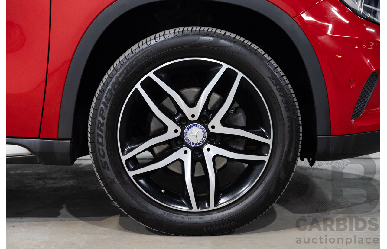 10/2016 Mercedes-Benz Gla 180 FWD X156 MY17 4D Wagon Jupiter Red Turbo 1.6L