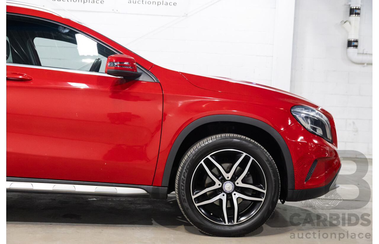 10/2016 Mercedes-Benz Gla 180 FWD X156 MY17 4D Wagon Jupiter Red Turbo 1.6L
