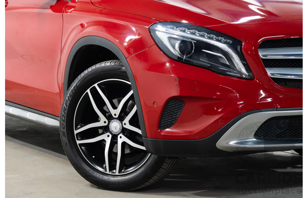 10/2016 Mercedes-Benz Gla 180 FWD X156 MY17 4D Wagon Jupiter Red Turbo 1.6L