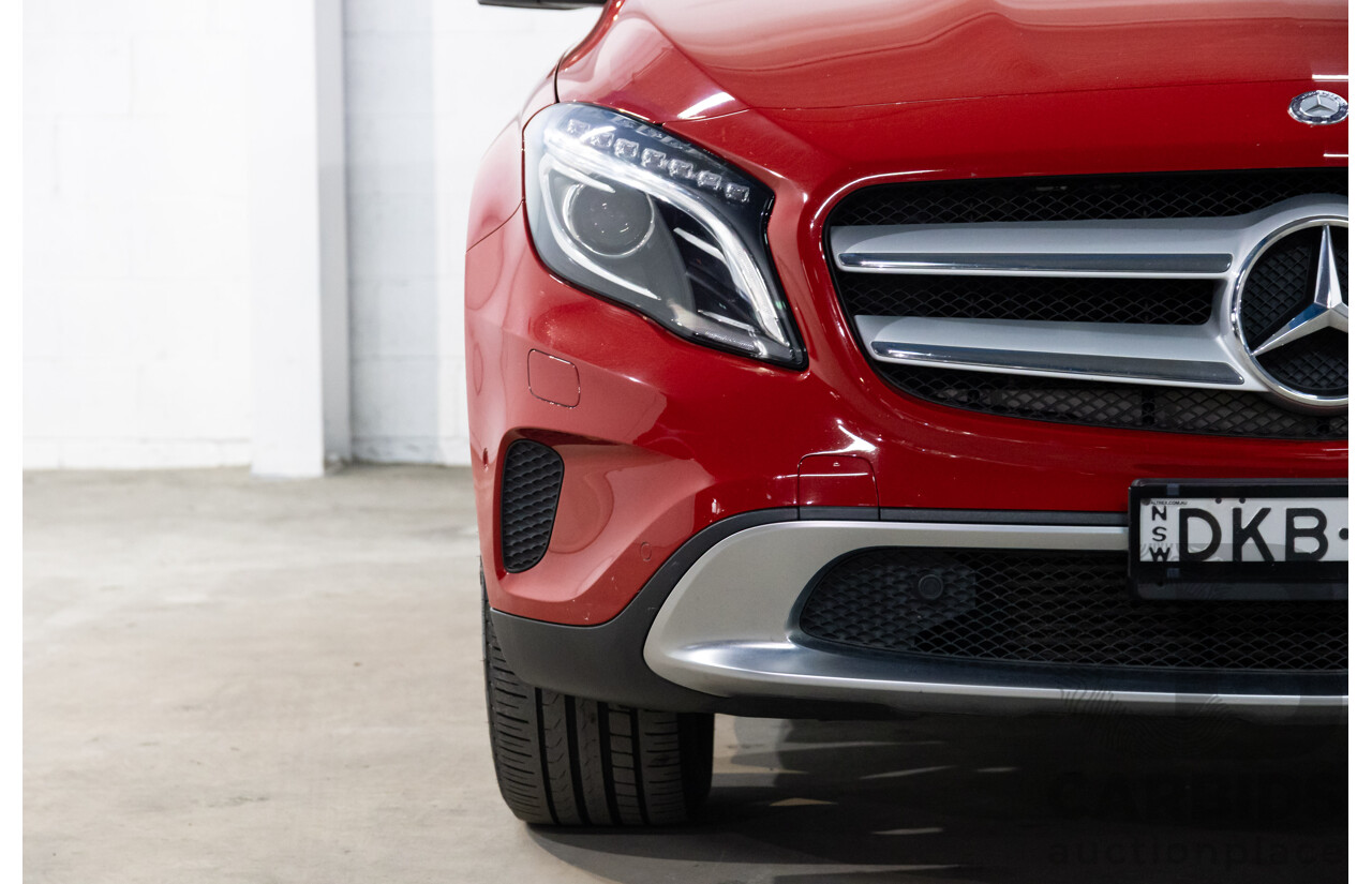 10/2016 Mercedes-Benz Gla 180 FWD X156 MY17 4D Wagon Jupiter Red Turbo 1.6L