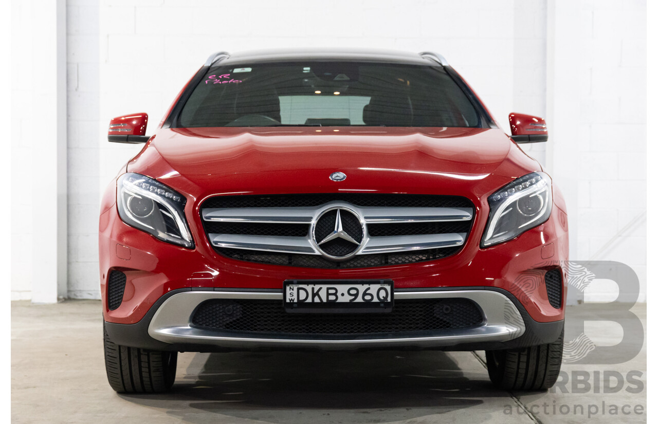 10/2016 Mercedes-Benz Gla 180 FWD X156 MY17 4D Wagon Jupiter Red Turbo 1.6L