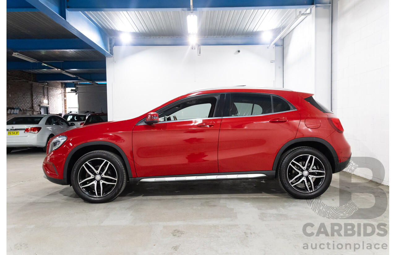 10/2016 Mercedes-Benz Gla 180 FWD X156 MY17 4D Wagon Jupiter Red Turbo 1.6L