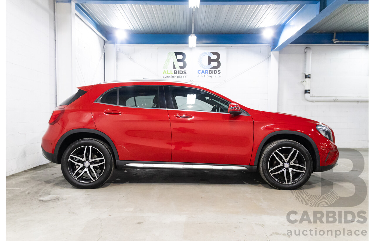 10/2016 Mercedes-Benz Gla 180 FWD X156 MY17 4D Wagon Jupiter Red Turbo 1.6L