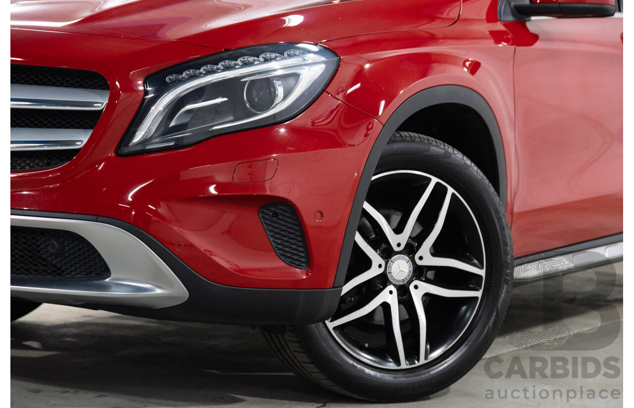 10/2016 Mercedes-Benz Gla 180 FWD X156 MY17 4D Wagon Jupiter Red Turbo 1.6L