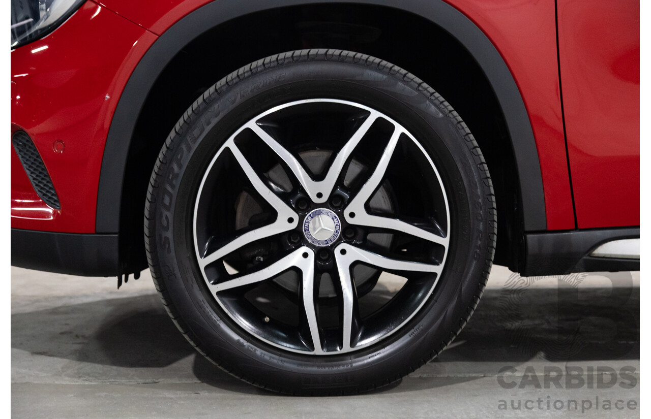 10/2016 Mercedes-Benz Gla 180 FWD X156 MY17 4D Wagon Jupiter Red Turbo 1.6L