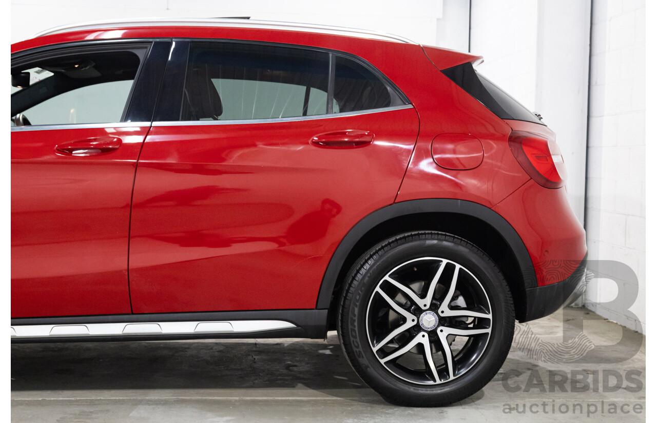 10/2016 Mercedes-Benz Gla 180 FWD X156 MY17 4D Wagon Jupiter Red Turbo 1.6L
