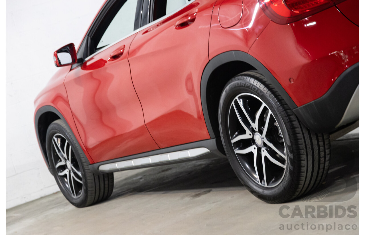10/2016 Mercedes-Benz Gla 180 FWD X156 MY17 4D Wagon Jupiter Red Turbo 1.6L
