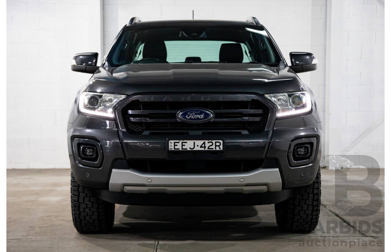 11/2018 Ford Ranger WILDTRAK 2.0 (4x4) 4x4 PX MKIII MY19 Double Cab P/Up Magentic Grey Diesel Twin Turbo 2.0L