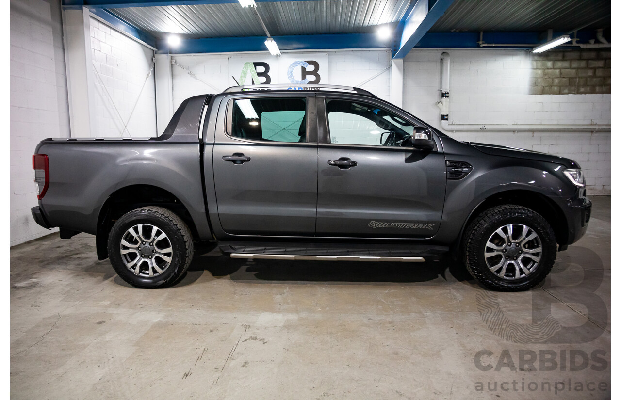 11/2018 Ford Ranger WILDTRAK 2.0 (4x4) 4x4 PX MKIII MY19 Double Cab P/Up Magentic Grey Diesel Twin Turbo 2.0L