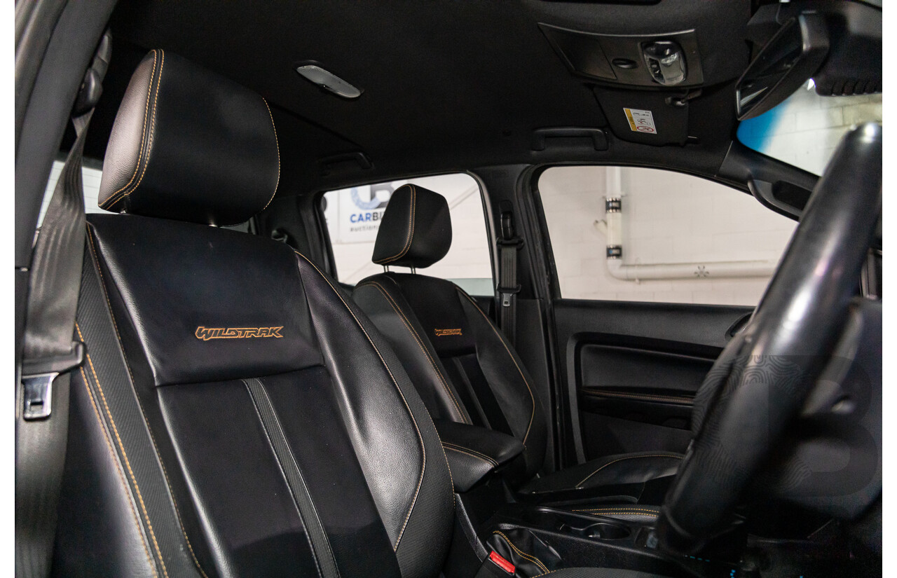 11/2018 Ford Ranger WILDTRAK 2.0 (4x4) 4x4 PX MKIII MY19 Double Cab P/Up Magentic Grey Diesel Twin Turbo 2.0L