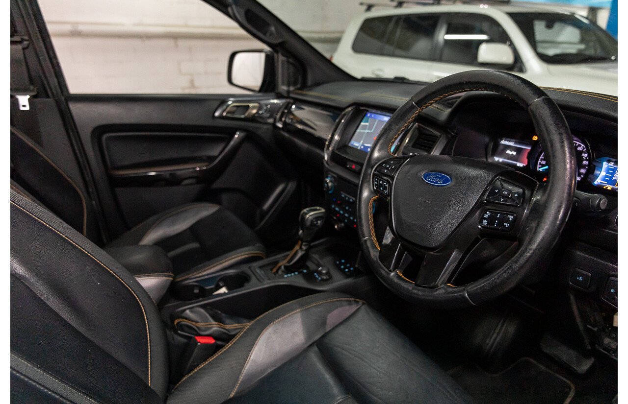 11/2018 Ford Ranger WILDTRAK 2.0 (4x4) 4x4 PX MKIII MY19 Double Cab P/Up Magentic Grey Diesel Twin Turbo 2.0L