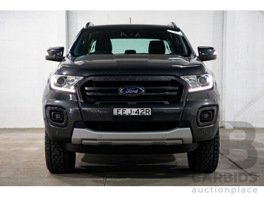 1661973 · 11/2018 Ford Ranger WILDTRAK 2.0 (4x4) 4x4 PX MKIII MY19 Double Cab P/Up Magentic Grey Diesel Twin Turbo 2.0L
